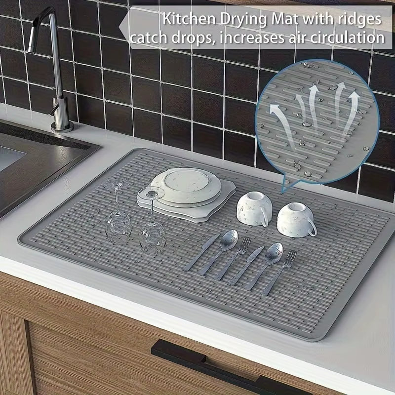 Stove Silicone Mat, Sink Mat, Electric Stove Top Cover, Personal Tablecloth, Electric Stove Insulation Mat, Drying Mat, Kitchen