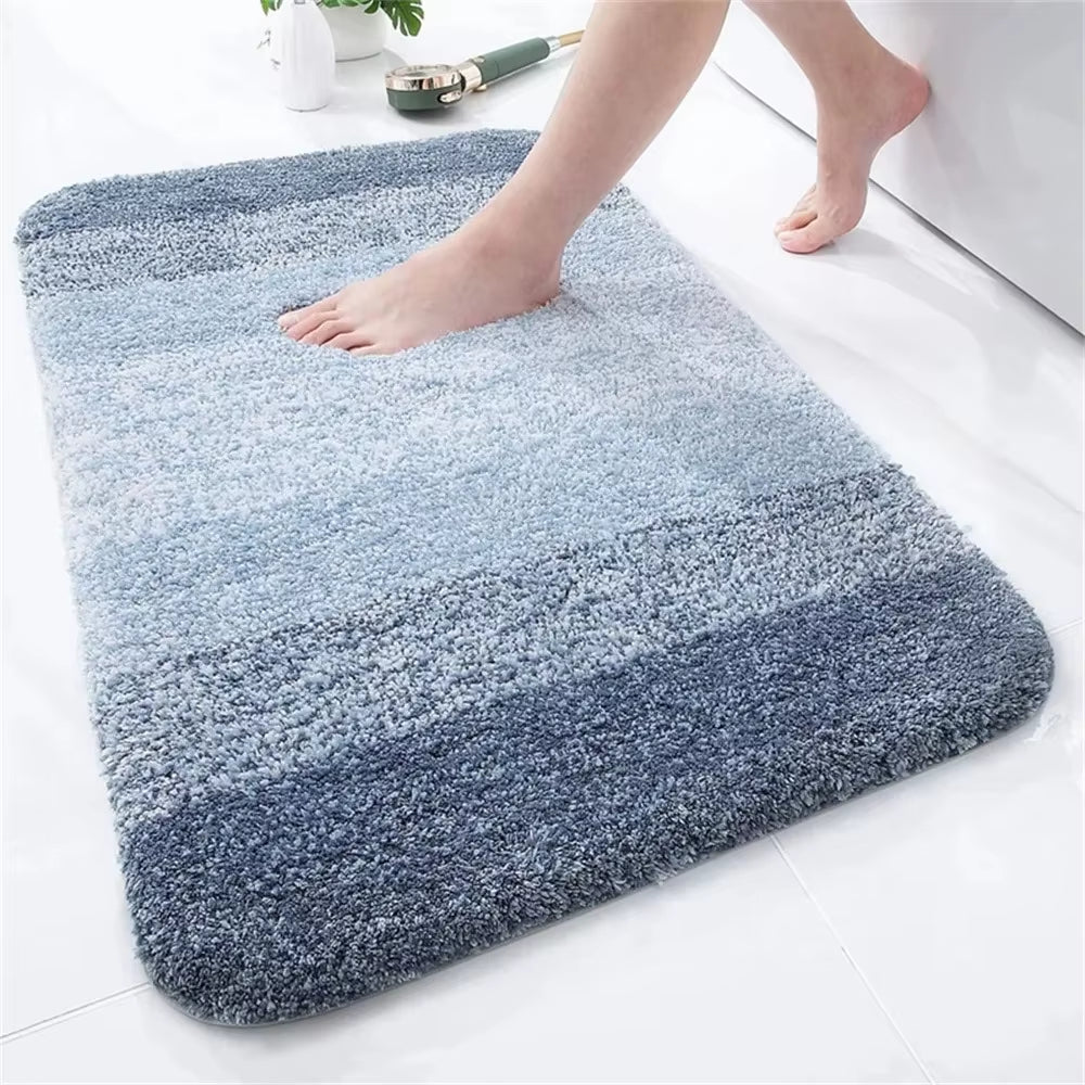 Home Bathroom, Thickened Bathroom Floor Mat, Bathtub Absorbent Mat, Plush Material, Non-Slip Mat, Entrance Mat, Bathroom.