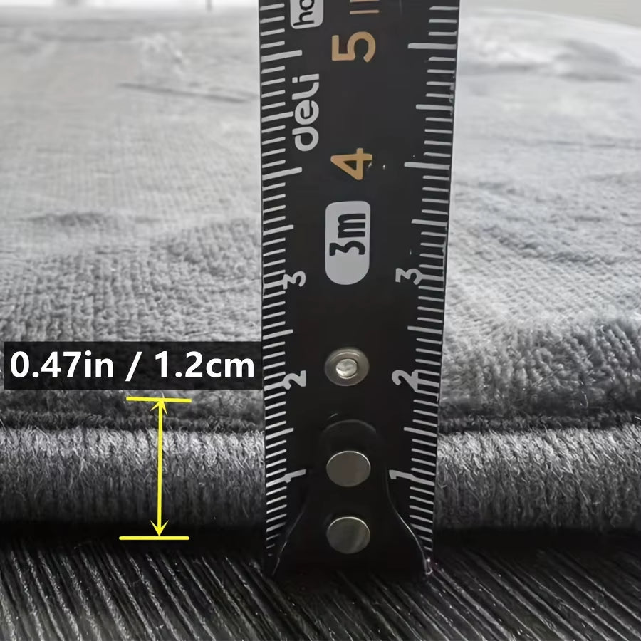 Thickened Bathroom Absorbent Mat Simple Door Dirt-Resistant Mat Home Kitchen Mat Quick-Drying Foot Mat Non-Slip Entry Mat