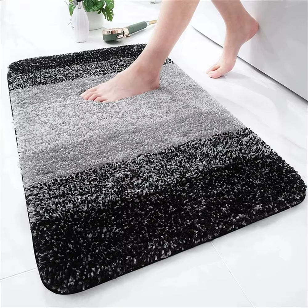 Home Bathroom, Thickened Bathroom Floor Mat, Bathtub Absorbent Mat, Plush Material, Non-Slip Mat, Entrance Mat, Bathroom.