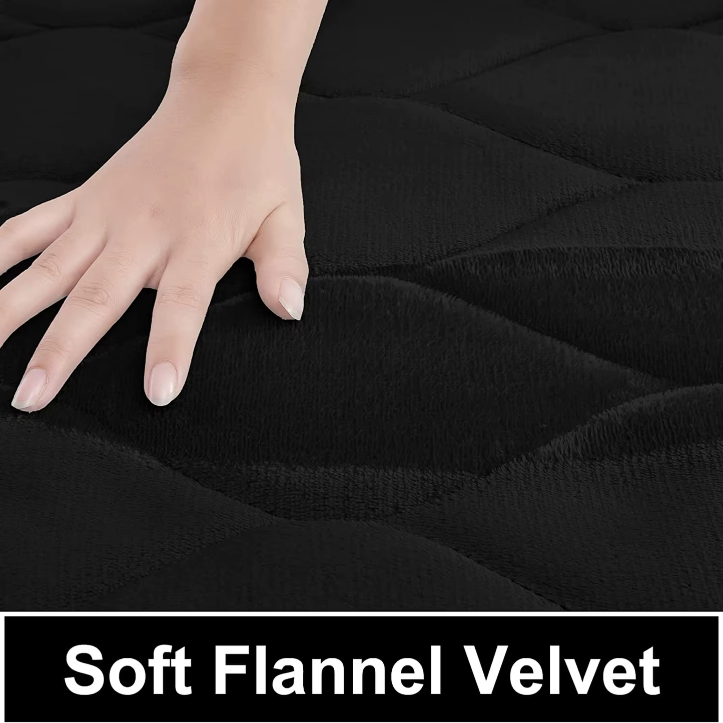 Premium Coral Velvet Bath Mat - Super Absorbent Anti-Slip Floor Mat
