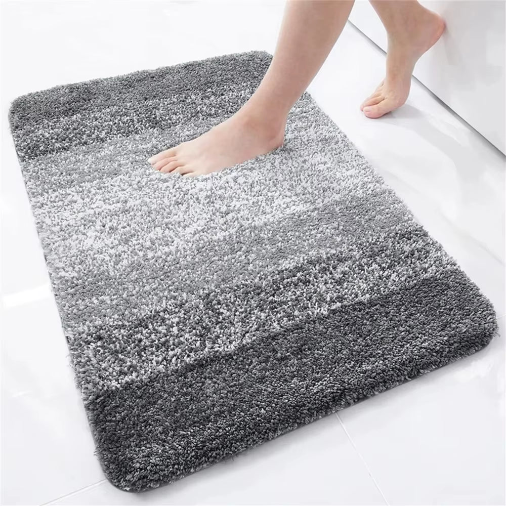 Home Bathroom, Thickened Bathroom Floor Mat, Bathtub Absorbent Mat, Plush Material, Non-Slip Mat, Entrance Mat, Bathroom.
