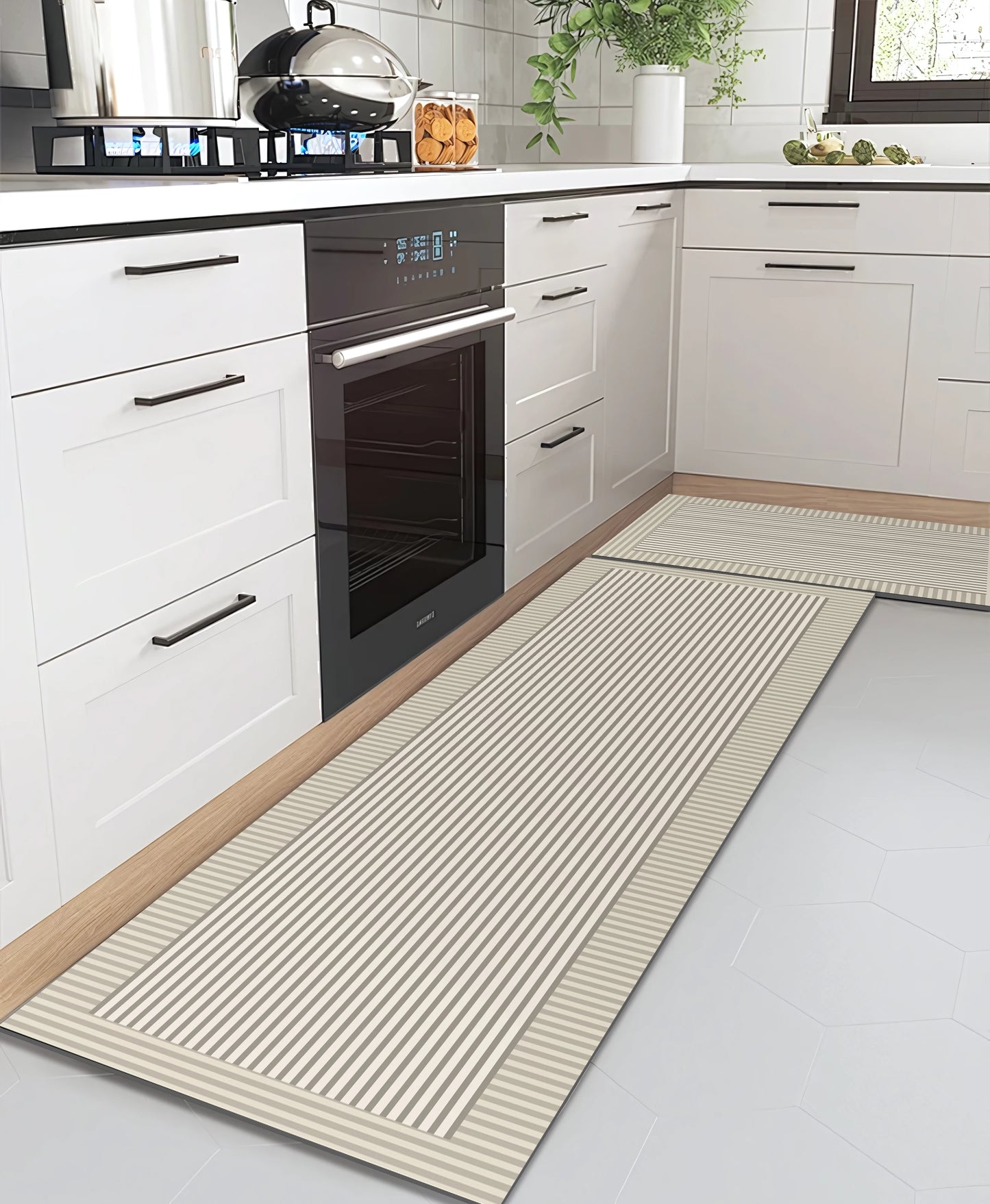 New 1PCS Kitchen Floor Mat Waterproof, Anti-Skid, Anti-Dirty Foot Mat Household Door Mat, Door Mat Carpet, Diatomite Door Mat