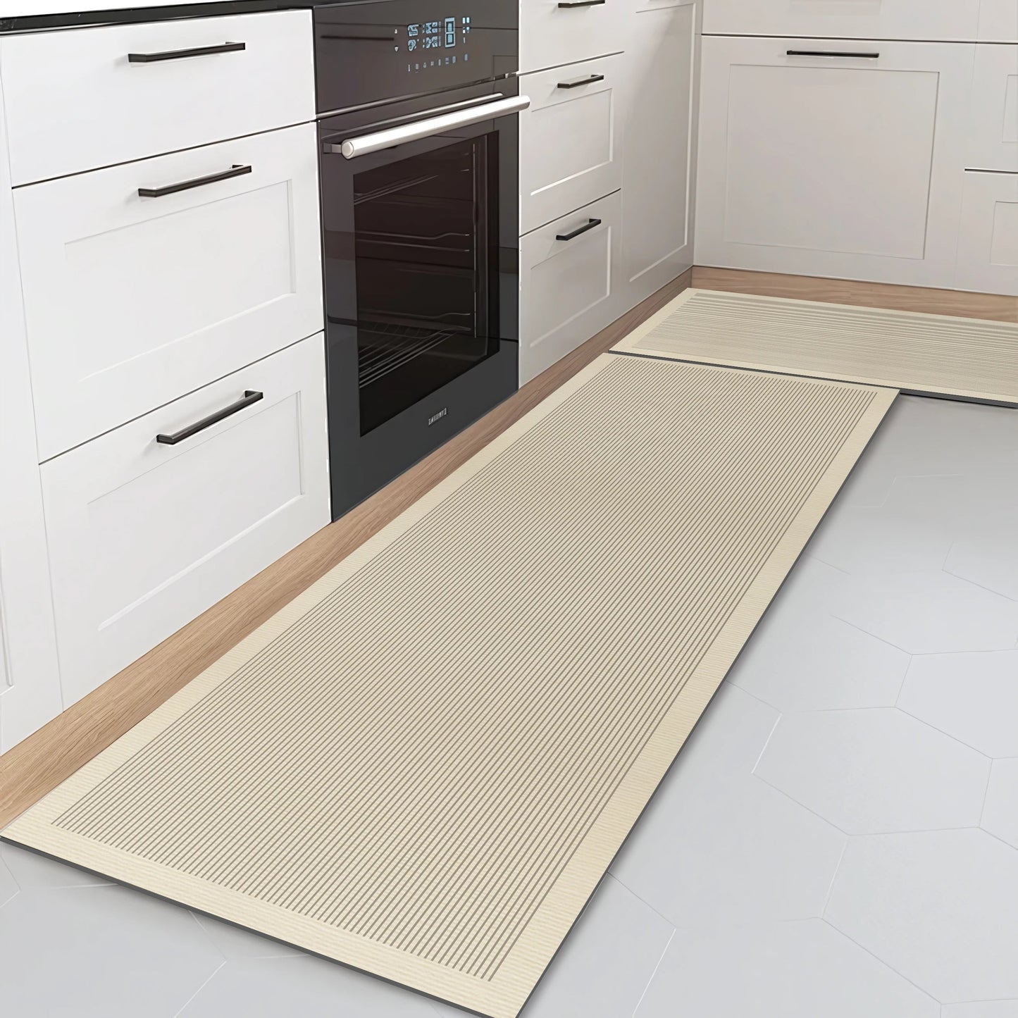 New 1PCS Kitchen Floor Mat Waterproof, Anti-Skid, Anti-Dirty Foot Mat Household Door Mat, Door Mat Carpet, Diatomite Door Mat