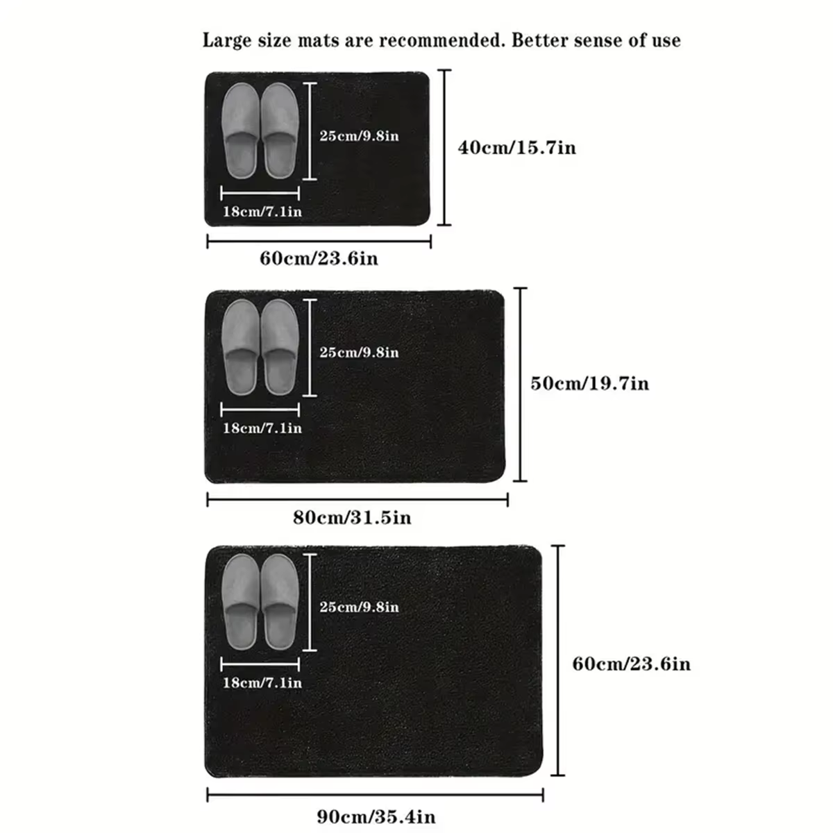 Premium Coral Velvet Bath Mat - Super Absorbent Anti-Slip Floor Mat