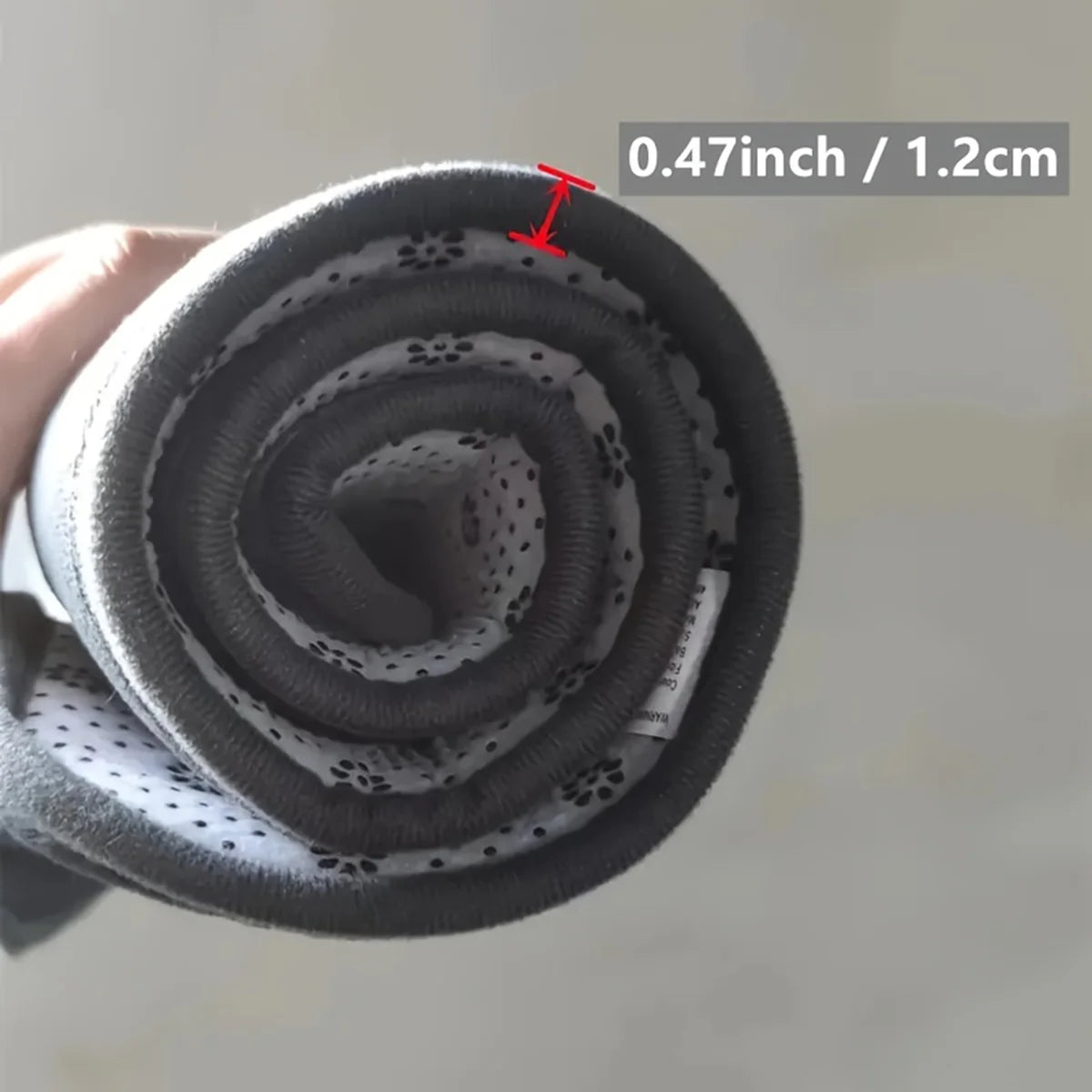 Curved Bathroom Mat Thickened Shower Room Absorbent Door Mat Toilet Bathroom Non-Slip Mat Dirt-Resistant Entrance Mat